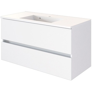 Held-Möbel Waschtischunterschrank Baabe Weiß 100 cm