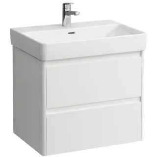 Laufen Waschtischunterbau 2 Schubladen 46,1 x 62,1 x 51,5 cm Weiß Matt