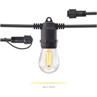 Hombli Smart Outdoor Light String Lichterkette 5 m Schwarz