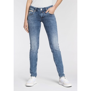 Slim-fit-Jeans HERRLICHER "Slim Denim Light" Gr. 34, Länge 30, medium30 Damen Jeans Röhrenjeans