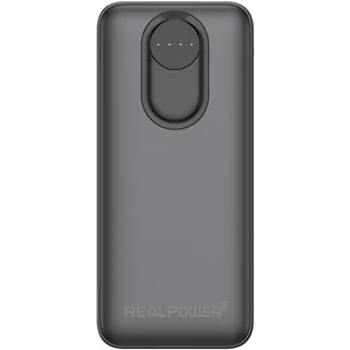 Realpower PB-20000 Pro,20.000 mAh,30W,2x USB-A,1x USB-C blac