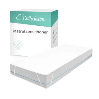DAILYDREAM Matratzenschoner wasserdicht 90 x 200 cm Weiß