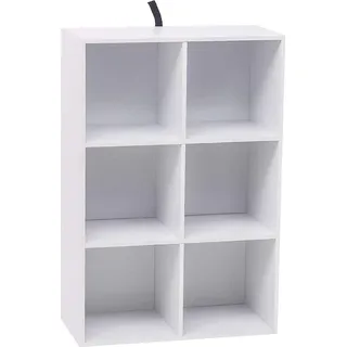 Woltu Bücherregal 60 x 89 x 30 cm Weiß