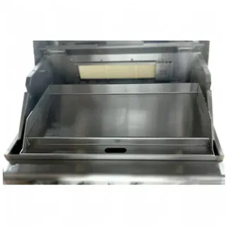 All'Grill Plancha Grillplatte Größe L 65 x 35 cm Edelstahl silber