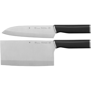 WMF Kineo Messerset Küche 2teilig, Made in Germany, Küchenmesser, Schwarz