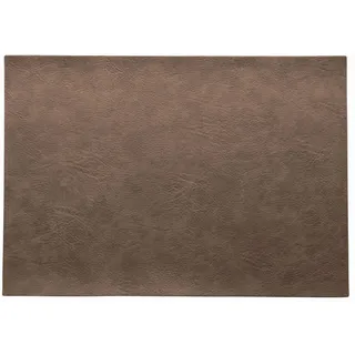 Asa Selection Tischset Vegan Leather 46 x 33 cm Polyurethan Braun Nougat