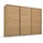 278 x 233 x 68 cm Braun/Beige