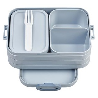 Mepal Lunchbox Bento Take a Break midi, Kunststoff, Brotdose mit Einsatz, Nordic blue, 900 ml