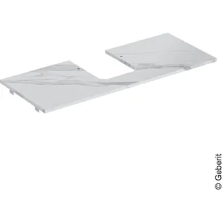 Geberit ONE 120x2x47cm, AS mi, Steinz., Marmor we/ma