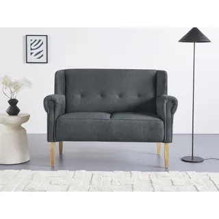 Home Affaire Couch Mikrofaser 2-Sitzer Blau