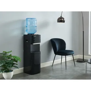 vente-unique Wasserspender - Warmes/kaltes Wasser - 12 /18 L - Schwarz - FORTEX