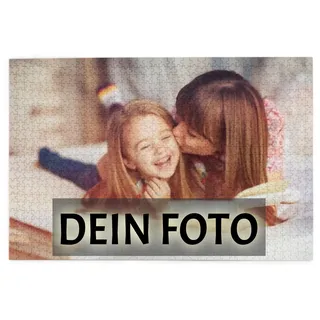 Personalisierte Foto-Puzzle 1000 Teile Individuelles Puzzle mit eigenem Foto, Puzzle mit eigenem Bild selbst gestalten,Fotogeschenk für Jahrestag Geburtstag Weihnachten Valentinstag(75x50cm)