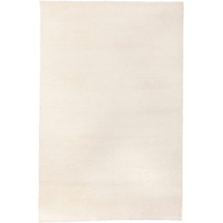 Wollteppich MORGENLAND "Berber Teppich - Fluffy rechteckig" Teppiche Gr. B/L: 90 cm x 160 cm, 25 mm, 1,44 m2, 1 St., weiß Schurwollteppiche