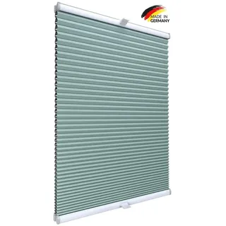 Gardinen21 Thermo Wabenplissee nach Maß in der Glasleiste mit Montage | Waben Plissee im Wunschmaß | Maßgefertigt für Türen & Fenster | Sonnenschutz, Sichtschutz, Schallschutz 100% Verdunkelung