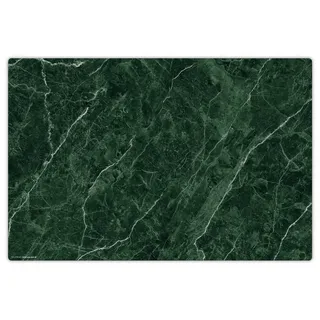 cover-your-desk Schreibtischunterlage für Kinder und Erwachsene Edler Grüner Marmor, aus hochwertigem Vinyl , 60 x 40 cm