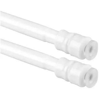 BestLivings Klemmstange 1-läufig Ø 10 mm 25 - 40 cm Weiß