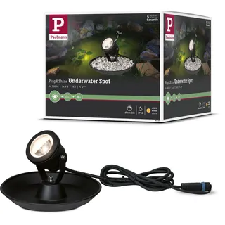 Paulmann LED Teichleuchte Aluminium 19,5 cm IP68 schwarz