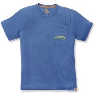 Carhartt Force Angler Graphic T-Shirt, blau, Größe 2XL