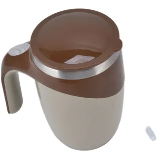 380 Ml Selbstmischender Edelstahl-kaffeebecher, Ideal Für Tee, Heiße Schokolade Und Milch, Mit Magnetsystem.