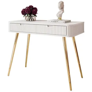 lookway ZAIRA T103 Konsolentisch 103x80x49 cm Weiß