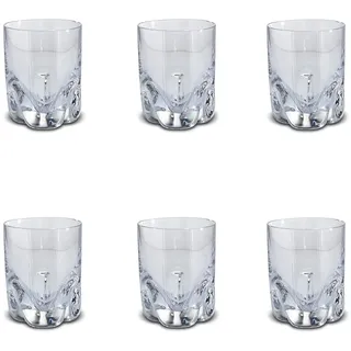 Peill+Putzler Germany 6er Set Schnapsgläser, 60 ml Volumen, starker Eisboden, Kristallgläser mit einem schlichten Design, Stamper, Shotgläser