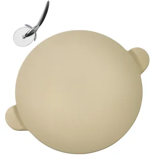 Napoleon PRO Pizzastein mit Pizzaschneider 38 cm