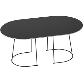 Muuto - Airy Couchtisch Medium, Schwarz