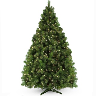 KADAX Künstlicher Weihnachtsbaum, Realistische, Made in EU, Naturgetreuer Christbaum 155-220cm, Kunsttanne mit stabilem Plastikständer, langlebige Kunsttannenbäume (Weihnachtself 220cm)