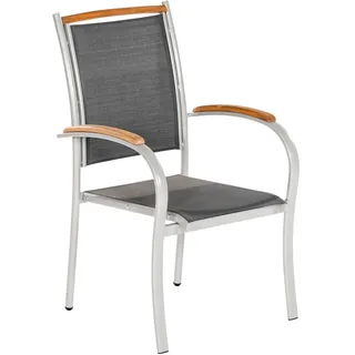 Merxx Siena Stapelsessel 62 x 62 x 0 cm grau 2 St.