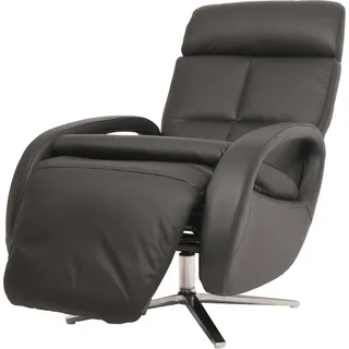 Mendler Relaxsessel HWC-L11 Voll-Leder schwarz
