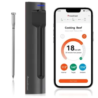 meatmeet Grillthermometer Größe 1 Material grau/silber