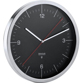 Wanduhr BLOMUS "CRONO" Wanduhren Gr. H: 24 cm, schwarz Wanduhr Uhren Wanduhren