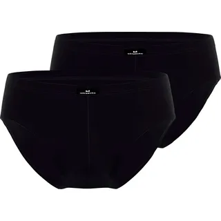 GÖTZBURG Slip Herren-Slip 2er-Pack Single-Jersey Uni schwarz 7