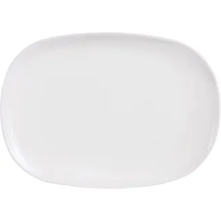Luminarc Steakteller Essteller Italien Party, (6 St), Teller Set für 6 Personen, weiß, extra resistent, Opalglas weiß