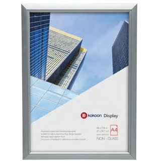Klapprahmen »Deluxe« A4 Aluminium grau, OTTO Office, 21x29.7x1.5 cm