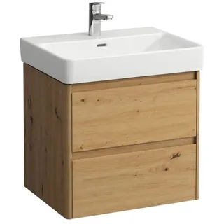 Laufen Waschtischunterbau BASE 2.0 2 Schubladen 57,2 x 44,6 x 51,5 cm Wildeiche