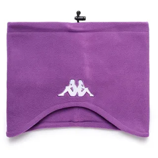 Kappa ANTUN REAL VALLADOLID - Halswärmer 23/24, hochwertiges Design und sportlicher Stil, verstellbarer Microfleece-Stoff mit Futter - hell violett/weiß, Einheitsgröße