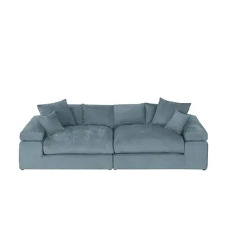 smart Big Sofa  Lianea ¦ blau ¦ Maße (cm): B: 260 H: 86 T: 133.0