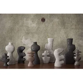 Vasen ferm LIVING, Schwarz, Stein - 14 - 30.5