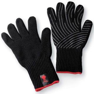 Weber 6670 Premium Handschuhe, Größe L/XL, Grillhandschuhe, bis 260°C, Schwarz