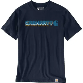 CARHARTT Irvine Layered Logo Navy XL
