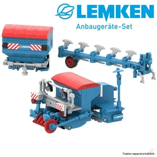 MunichBricks LEMKEN Traktoren-Geräte Set