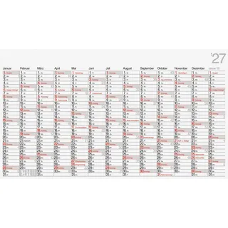 Brunnen Plakatkalender 2027 139x79cm
