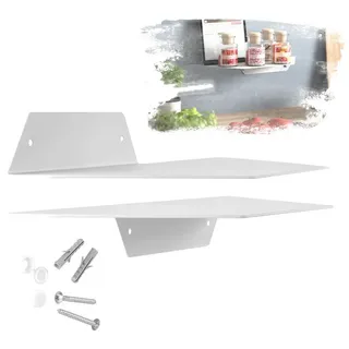 SOTech Wandregal 35 x 13 x 4 cm Weiß