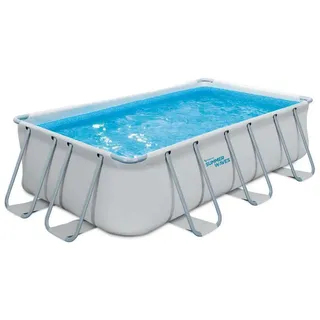 Rechteckiger Pool Maße 400x200x100 Cm. Summer Waves Elite Frame Farbe Blau