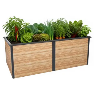 Zelsius Hochbeet 200 x 100 x 77 cm Anthrazit