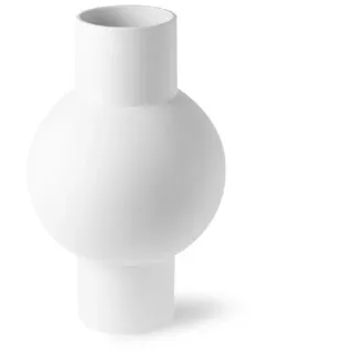 HKliving - Vase M, Ø 21 x H 32 cm, matt weiß