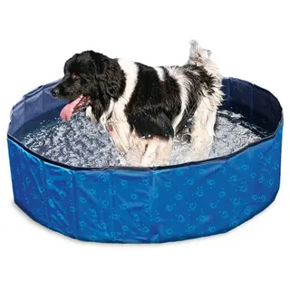 Karlie Flamingo DOGGY POOL Swimmingpool für Hunde - Blau gemustert - 160 cm