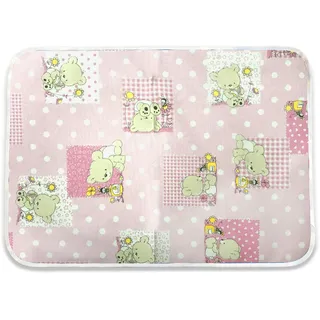 Panini Tessuti, Tischset Bären rosa (52 x 37 cm) Disney für Kindergarten und Kindergarten, 100% Baumwolle, Set zum Sticken für Füttern und Snacks, Teddybären, rosa