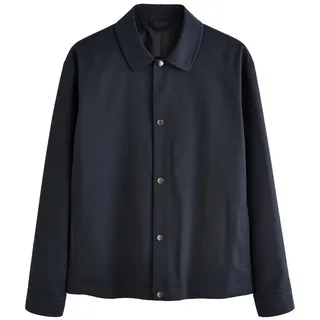 Next Sakko Coach-Jacke aus Twill (1-tlg) blau 5XL